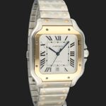 Cartier Santos W2SA0009 (2024) - Zilver wijzerplaat 40mm Staal (4/8)