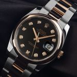Rolex Datejust 36 116201 (2008) - Black dial 36 mm Gold/Steel case (3/8)