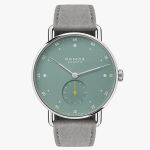 NOMOS Metro 1124 (2024) - Groen wijzerplaat 33mm Staal (3/3)