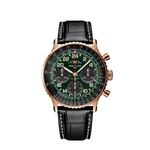 Breitling Navitimer RB12302A1L1P1 (2024) - Groen wijzerplaat 41mm Roodgoud (1/1)