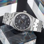 Rolex Datejust Oysterquartz 17014 (1984) - Grey dial 36 mm Gold/Steel case (2/8)