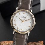 Blancpain Villeret 1195-1318 (1995) - Wit wijzerplaat 34mm Goud/Staal (3/8)