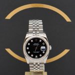 Rolex Datejust 36 116234 (2009) - Black dial 36 mm Steel case (1/7)