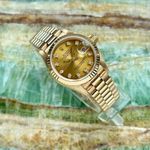 Rolex Lady-Datejust 69178G (1991) - Gold dial 26 mm Yellow Gold case (2/8)