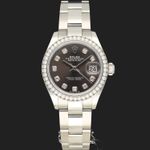 Rolex Lady-Datejust 279384RBR (2023) - Grey dial 28 mm Steel case (3/8)