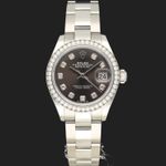 Rolex Lady-Datejust 279384RBR (2023) - Grijs wijzerplaat 28mm Staal (3/8)