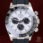 Rolex Daytona 126519LN (2026) - Zilver wijzerplaat 40mm Witgoud (1/8)