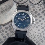 Panerai Luminor Marina PAM00070 (2001) - Blauw wijzerplaat 40mm Staal (1/8)