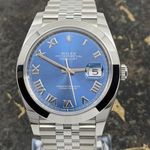 Rolex Datejust 41 126300 (2025) - Blauw wijzerplaat 41mm Staal (2/8)