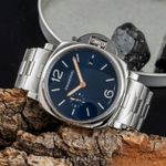 Panerai Luminor Due PAM01124 (Unknown (random serial)) - Blue dial 42 mm Steel case (2/8)