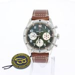 Breitling Classic AVI A233802A1L1X1 (2024) - Groen wijzerplaat 42mm Staal (1/4)