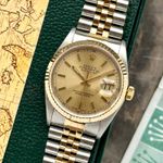 Rolex Datejust 36 16233 (1997) - Gold dial 36 mm Gold/Steel case (1/8)