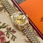 Rolex Lady-Datejust 69178G (1993) - Gold dial 26 mm Yellow Gold case (3/8)