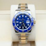 Rolex Submariner Date 116613LB (2017) - Blauw wijzerplaat 40mm Goud/Staal (3/8)