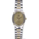 Omega De Ville Ladymatic 1450 (1997) - Gold dial 22 mm Yellow Gold case (3/8)