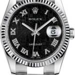 Rolex Datejust 36 116234 (Onbekend (willekeurig serienummer)) - Zwart wijzerplaat 36mm Staal (1/1)