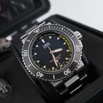 Oris Aquis Depth Gauge 01 733 7675 4154-Set RS (2016) - Zwart wijzerplaat 46mm Staal (1/8)