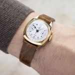 Omega Vintage Unknown (1936) - White dial 32 mm Yellow Gold case (1/8)
