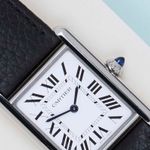 Cartier Tank WSTA0041 (2023) - Wit wijzerplaat 34mm Staal (3/8)