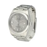 Rolex Oyster Perpetual 36 116000 (2018) - Grey dial 36 mm Steel case (4/8)