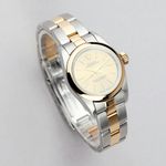 Rolex Oyster Perpetual 67193 (Onbekend (willekeurig serienummer)) - Champagne wijzerplaat 26mm Goud/Staal (2/7)