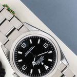 Rolex Explorer 114270 (2001) - Zwart wijzerplaat 36mm Staal (4/8)