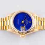 Rolex Lady-Datejust 69178 (1991) - Blue dial 26 mm Yellow Gold case (6/8)