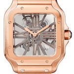 Cartier Santos WHSA0016 (2025) - Transparent dial 48 mm Rose Gold case (1/1)