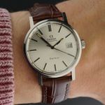 Omega Genève 166.098 (1972) - Wit wijzerplaat 35mm Staal (2/8)