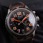Breguet Type XX - XXI - XXII 3815TI/HO/3ZU (2022) - Black dial 42 mm Titanium case (5/8)