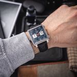 TAG Heuer Monaco Calibre 11 CAW211P.FC6356 (2021) - Blue dial 39 mm Steel case (4/8)