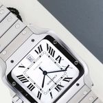 Cartier Santos WSSA0018 (2024) - Zilver wijzerplaat 40mm Staal (4/8)