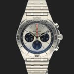 Breitling Chronomat 42 AB0134101G1A1 (2020) - Silver dial 42 mm Steel case (3/8)