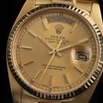 Rolex Day-Date 36 18038 (1983) - Champagne dial 36 mm Yellow Gold case (3/7)