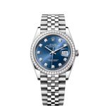 Rolex Datejust 36 126284RBR (2024) - Blauw wijzerplaat 36mm Staal (1/1)