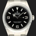 Rolex Explorer 124270 (2024) - Zwart wijzerplaat 36mm Staal (2/7)