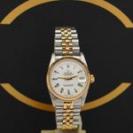 Rolex Datejust 31 68273 (1988) - White dial 31 mm Gold/Steel case (1/7)