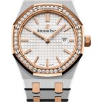 Audemars Piguet Royal Oak Lady 67651SR.ZZ.1261SR.01 (2025) - Silver dial 33 mm Gold/Steel case (1/1)
