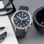 IWC Aquatimer Chronograph IW376803 (Onbekend (willekeurig serienummer)) - Zwart wijzerplaat 44mm Staal (1/8)