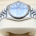 Rolex Datejust 36 16234 (1995) - Blue dial 36 mm Steel case (4/8)