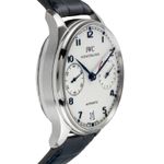 IWC Portuguese Automatic IW500107 (Unknown (random serial)) - Silver dial 42 mm Steel case (7/8)