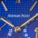 Audemars Piguet Royal Oak Day-Date 25594ST (1997) - Blauw wijzerplaat 36mm Staal (5/8)