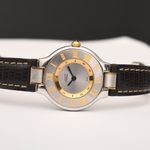 Cartier 21 Must de Cartier 1340 (2000) - Silver dial 28 mm Gold/Steel case (8/8)