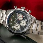 Breitling Aviator 8 AB01192A1L1A1 (Onbekend (willekeurig serienummer)) - Groen wijzerplaat 43mm Staal (1/8)