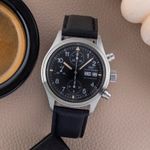 IWC Pilot Chronograph IW370602 (Unknown (random serial)) - Black dial 39 mm Steel case (1/8)