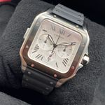 Cartier Santos WSSA0017 (2023) - Silver dial 43 mm Steel case (3/7)