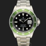 Rolex Submariner Date 16610LV (2003) - Zwart wijzerplaat 40mm Staal (3/8)