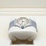 Cartier Santos 187902 (Unknown (random serial)) - Beige dial 30 mm Gold/Steel case (4/8)