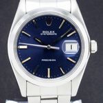 Rolex Oyster Precision 6694 (1974) - Blue dial 34 mm Steel case (1/7)