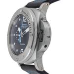 Panerai Luminor Submersible 1950 3 Days Automatic PAM00614 (Unknown (random serial)) - Black dial 47 mm Titanium case (6/8)